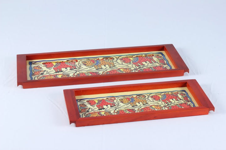 Madhubani trays